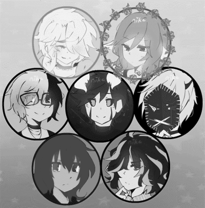 Анимация Чибик в кругу, by CuteNikeChan, гифка Чибик в кругу, by CuteNikeChan