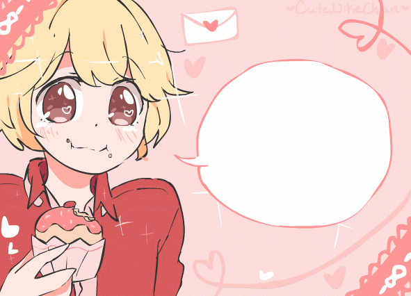 Анимация Светловолосый чибик, by CuteNikeChan, гифка Светловолосый чибик, by CuteNikeChan