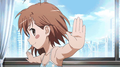 Анимация Mikoto Misaka / Микото Мисака из аниме oaru Majutsu no Index / Индекс волшебства, гифка Mikoto Misaka / Микото Мисака из аниме oaru Majutsu no Index / Индекс волшебства