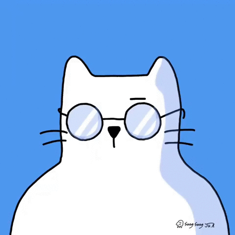 Анимация Кот включил дворники на очках под проливным дождем, by JuA_Artist, гифка Кот включил дворники на очках под проливным дождем, by JuA_Artist
