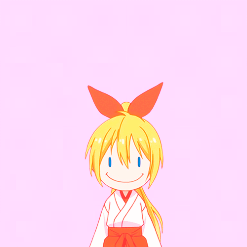 Анимация Chitoge Kirisaki / Читогэ Кирисаки из аниме Nisekoi / Притворная любовь, гифка Chitoge Kirisaki / Читогэ Кирисаки из аниме Nisekoi / Притворная любовь