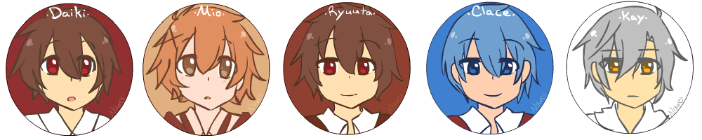 Анимация Чибики на белом фоне, by CuteNikeChan, гифка Чибики на белом фоне, by CuteNikeChan