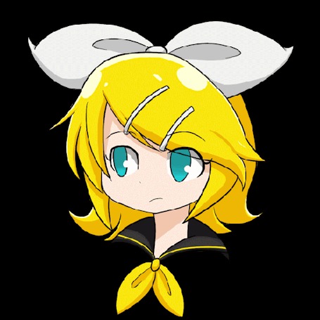 Анимация Vocaloid Kagamine Rin / Вокалоид Кагамине Рин