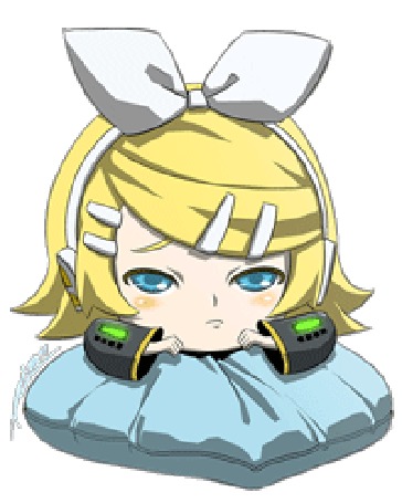 Анимация Vocaloid Kagamine Rin / Вокалоид Кагамине Рин