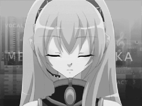 Анимация Vokaloid Luka Megurine / Вокалоид Лука Мэгуринэ