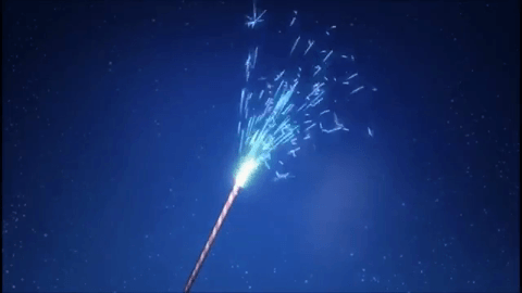 Анимация Горящий бенгальский огонь, аниме Твоя апрельская ложь / Shigatsu wa Kimi no Uso, гифка Горящий бенгальский огонь, аниме Твоя апрельская ложь / Shigatsu wa Kimi no Uso