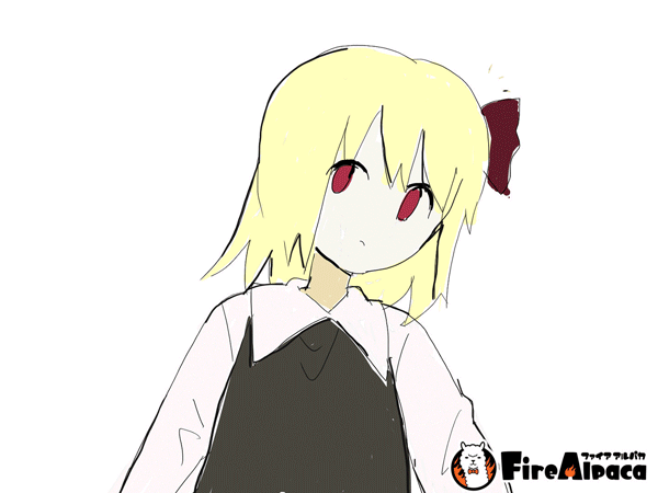 Анимация Rumia / Румия из игры Touhou Project / Тохо, гифка Rumia / Румия из игры Touhou Project / Тохо