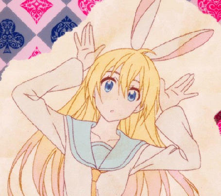 Анимация Chitoge Kirisaki / Читогэ Кирисаки из аниме Nisekoi / Притворная любовь