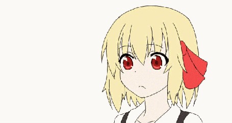 Анимация Rumia / Румия из игры Touhou Project / Тохо
