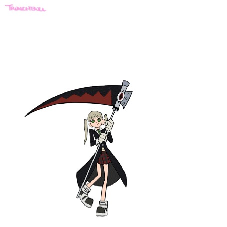 Анимация Maka Albarn / Мака Албарн из аниме Soul Eater / Пожиратель душ, by Trunchbull