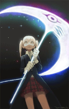 Анимация Maka Albarn / Мака Албарн из аниме Soul Eater / Пожиратель душ, by Trunchbull
