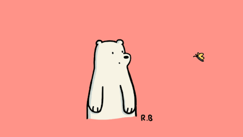 Анимация Ice Bear / Белый медведь из мультсериала We Bare Bears / Вся правда о медведях, гифка Ice Bear / Белый медведь из мультсериала We Bare Bears / Вся правда о медведях