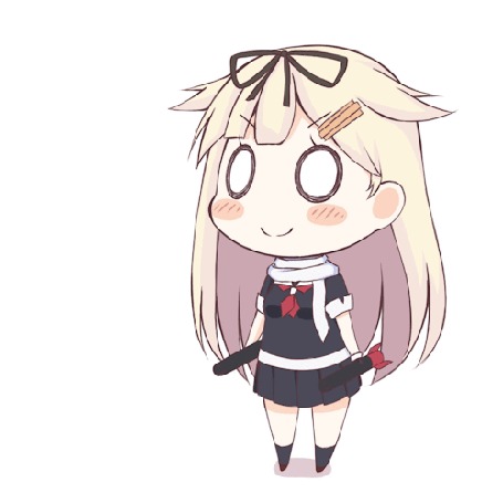Анимация Yuudachi / Юдачи из аниме Kantai Collection: KanColle / Флотская коллекция