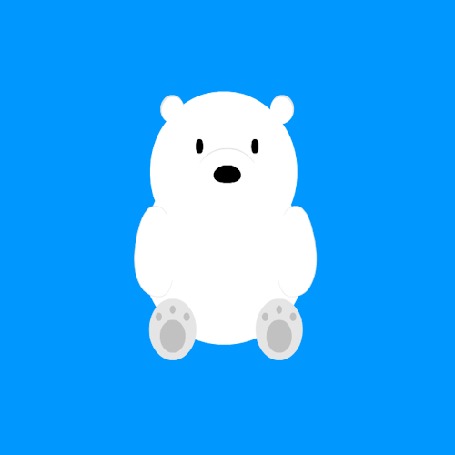 Анимация Ice Bear / Белый медведь из мультсериала We Bare Bears / Вся правда о медведях