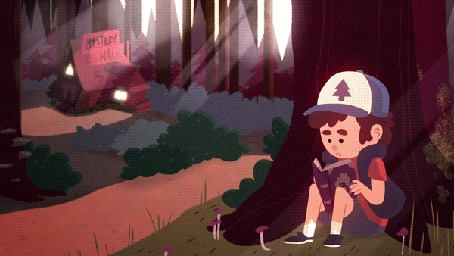 Анимация Dipper Pines / Диппер Пайнс из мультсериала Gravity Falls / Гравити, by Blue-Staple-Studios