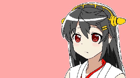Анимация Kongou / Конго из аниме Kantai Collection: KanColle / Флотская коллекция