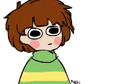 Анимация Chara / Чара из игры Undertale, by 6oys