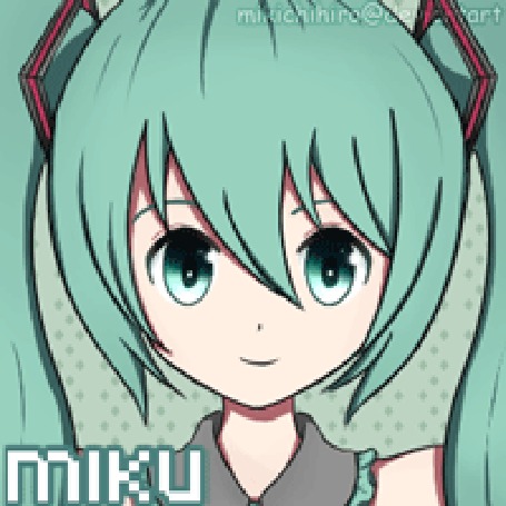 Анимация Vocaloid Hatsune Miku / Вокалоид Хацунэ Мику, by mikichihiro