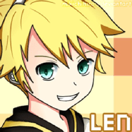 Анимация Vocaloid Kagamine Len / Вокалоид Кагамине Лен, by mikichihiro