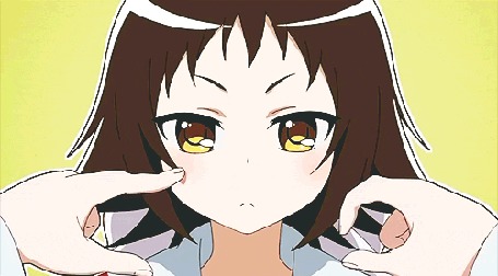 Анимация Mashiro Mitsumine / Маширо Мицуминэ из аниме Mikakunin de Shinkoukei / Помолвлена с незнакомцем