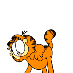 Анимация Кот Garfield / Гарфилд из одноименного мультфильма, гифка Кот Garfield / Гарфилд из одноименного мультфильма