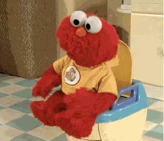 Анимация Элмо из телевизионной программы Улица Сезам / Sesame Street, гифка Элмо из телевизионной программы Улица Сезам / Sesame Street