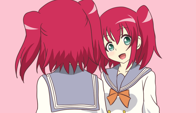 Анимация Ruby Kurosawa / Руби Куросава из аниме Love Live! Sunshine!/Живая любовь! Сияние!, гифка Ruby Kurosawa / Руби Куросава из аниме Love Live! Sunshine!/Живая любовь! Сияние!