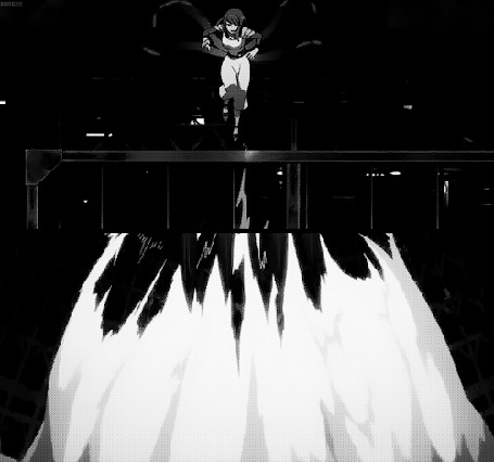Анимация Rize Kamishiro / Ризэ Камиширо и Ken Kaneki / Кэн Канэки из аниме Tokyo Ghoul / Токийский гуль