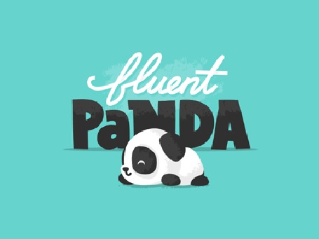 Анимация Медвежонок панда (bluent PaNDA)