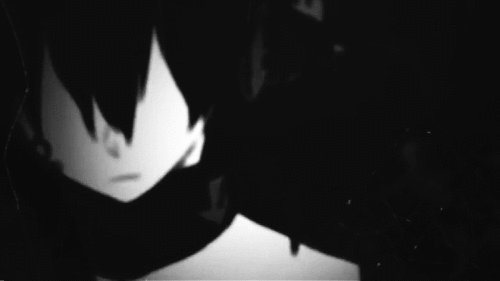 Гиф анимация Haruka Kokonose / Харука Коконосэ из аниме Mekakucity Actors /Актеры ослепленного города
