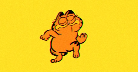 Анимация Кот Garfield / Гарфилд из одноименного мультфильма