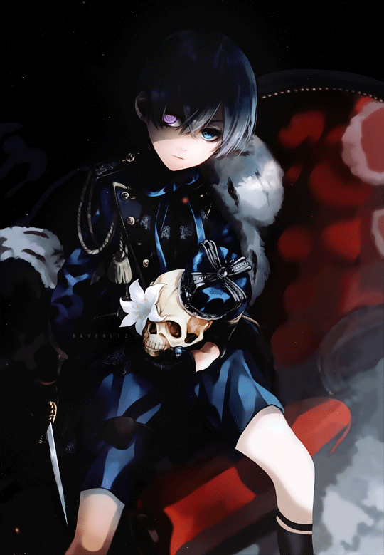 Анимация Сиэль Фантомхайв / Ciel Phantomhive из аниме Темный Дворецкий / Kuroshitsuji, гифка Сиэль Фантомхайв / Ciel Phantomhive из аниме Темный Дворецкий / Kuroshitsuji