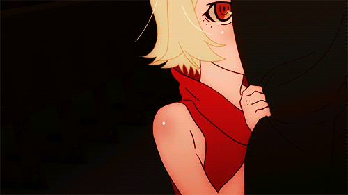 Анимация Oshino Shinobu / Осино Синобу из аниме Kizumonogatari / Истории ран, гифка Oshino Shinobu / Осино Синобу из аниме Kizumonogatari / Истории ран