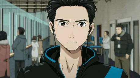 Анимация Виктор Никифоров из аниме Юрий на льду / Yuri! on Ice, гифка Виктор Никифоров из аниме Юрий на льду / Yuri! on Ice