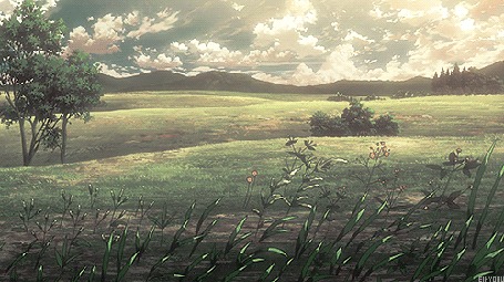 Анимация Пейзаж из аниме Attack on Titan / Атака титанов