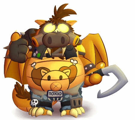 Анимация Чудик на белом фоне, by Toxicoow, гифка Чудик на белом фоне, by Toxicoow