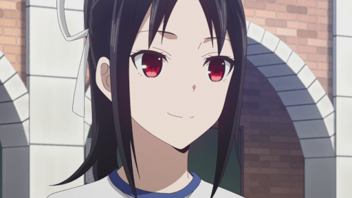 Анимация Kaguya-Sama из аниме Kaguya-Sama wa Kokurasetai, гифка Kaguya-Sama из аниме Kaguya-Sama wa Kokurasetai