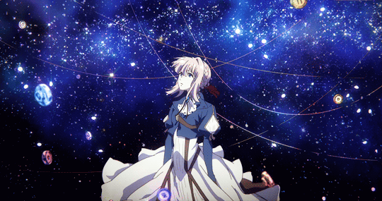 Анимация Violet Evergarden / Вайолет Эвергарден из одноименного аниме, гифка Violet Evergarden / Вайолет Эвергарден из одноименного аниме