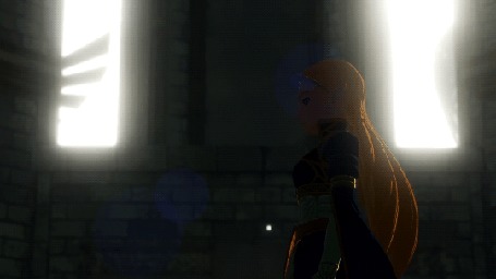 Анимация Принцесса Zelda / Зельда из серии игр The Legend of Zelda