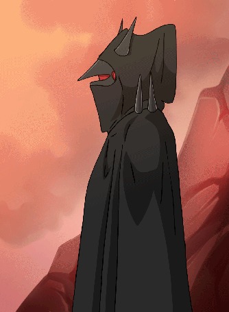 Анимация Мужчина в черном плаще, by rikeza