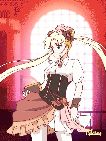 Анимация Sailor Moon / Сейлор Мун из аниме Bishojo senshi Sera Mun / Красавица-воин Сейлор Мун, by rikeza