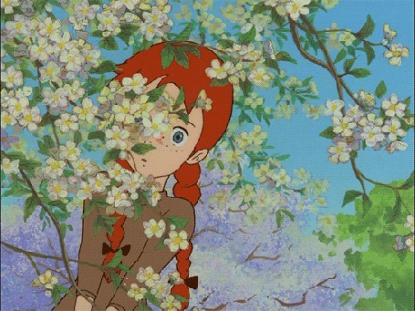 Анимация Энн Ширли / Anne Shirley из аниме Энн из Зеленых Крыш / Akage no Anne