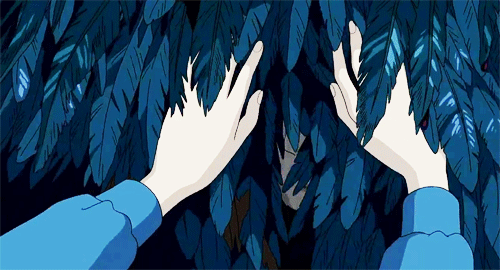 Анимация Howl / Хаул из аниме Ходячий замок / Howls Moving Castle, гифка Howl / Хаул из аниме Ходячий замок / Howls Moving Castle