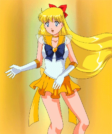 Анимация Minako Aino / Минако Айно / Sailor Venus / Сейлор Венера из аниме Bishoujo Senshi Sailor Moon Crystal / Красавица-воин Сейлор Мун: Кристалл, by rikeza
