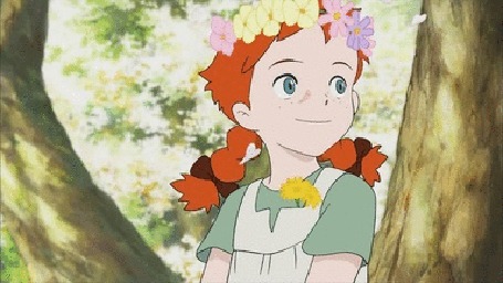 Анимация Энн Ширли / Anne Shirley из аниме Энн из Зеленых Крыш / Akage no Anne